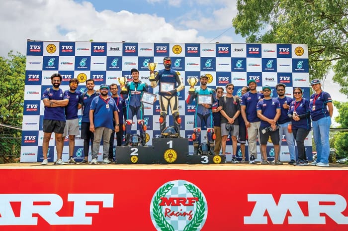 Off the line: TVS Young Media Racer programme round one