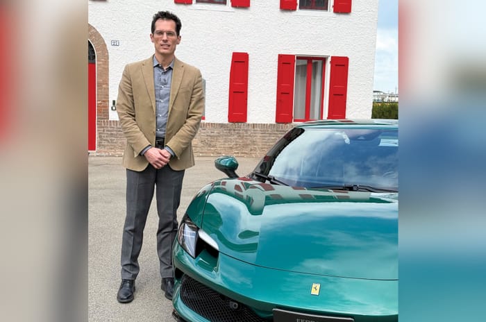 Andrea Scioletti head of Ferrari Pre Owned.