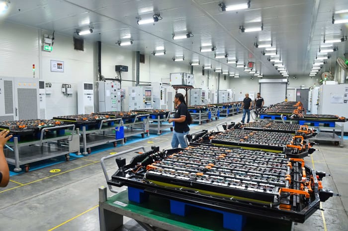 MG India battery assembly shop tour: How an EV battery is built