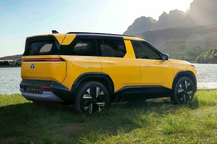 Tata Sierra rear quarter