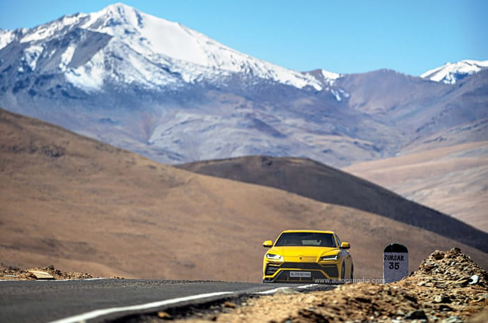 On top of the world: Lamborghini Urus to Umling La