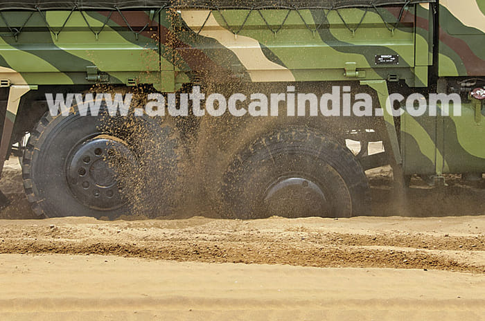 Dune-bashing in Jaisalmer with two 6x6s  
