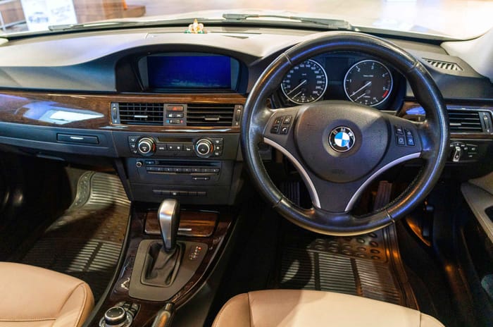 BMW 3 Series e90 interior