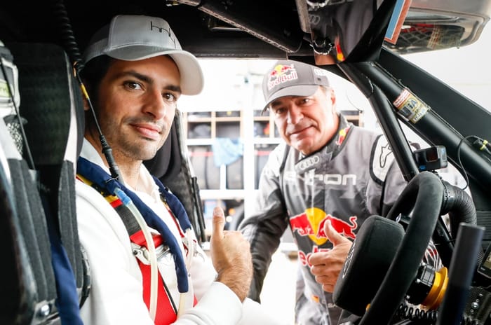 Carlos Sainz sr and Carlos Sainz jr
