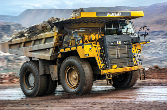 Monster of Rock - Caterpillar 777E truck driven