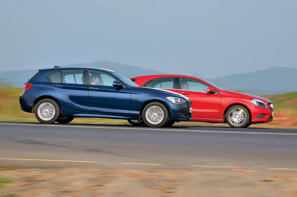 BMW 116i vs Mercedes A 180 petrol comparison