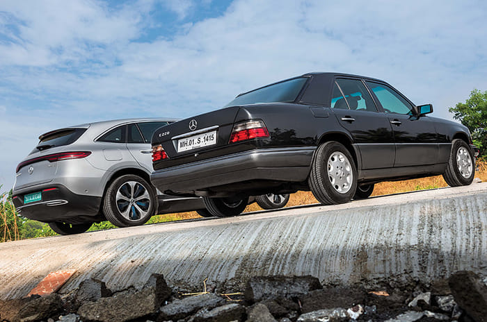 Mercedes-Benz EQC vs W124: Hello Grandpa