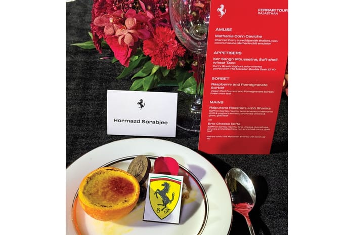 Ferrari Rajasthan drive food