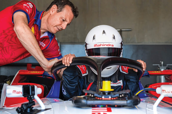 Electrifying formula: Driving a Formula E car