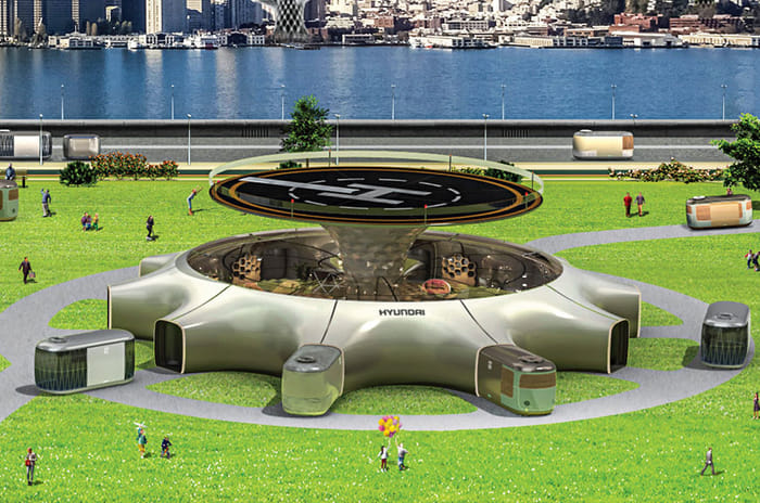 Hyundai takes to the skies