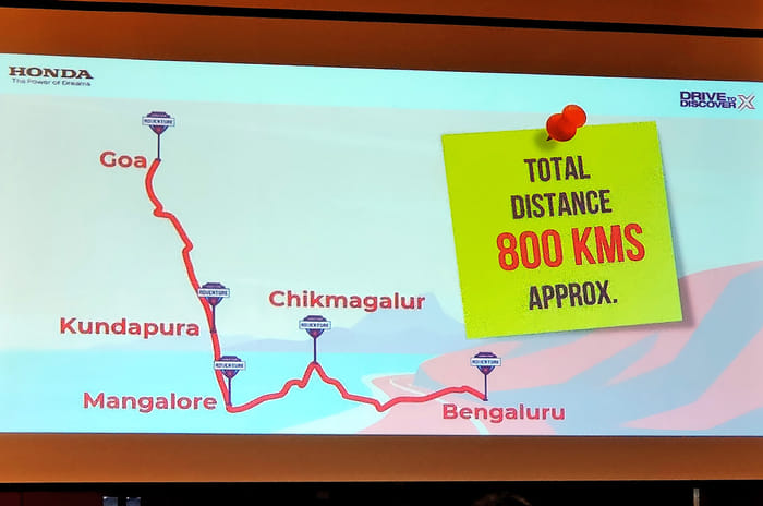 Honda Drive to Discover 10: Bangalore to Goa the scenic way