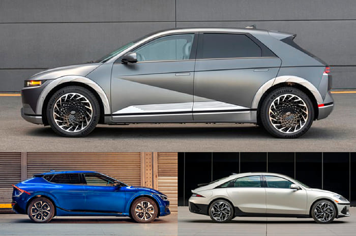 Hyundai Ioniq 5 vs Ioniq 6 vs Kia EV6: what’s different