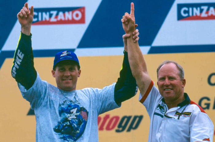 Kenny Roberts and Kenny Roberts Jr