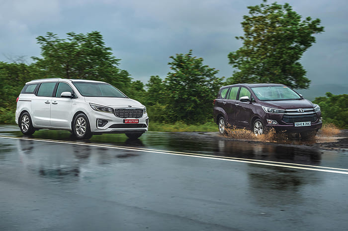 Kia Carnival and Toyota Innova Crysta: The Vanguard