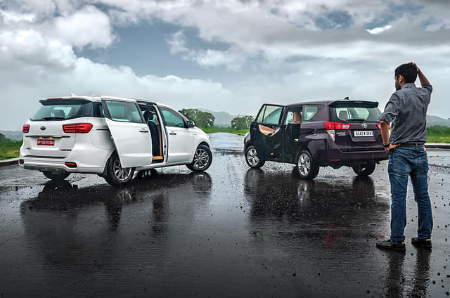 Kia Carnival and Toyota Innova Crysta: The Vanguard