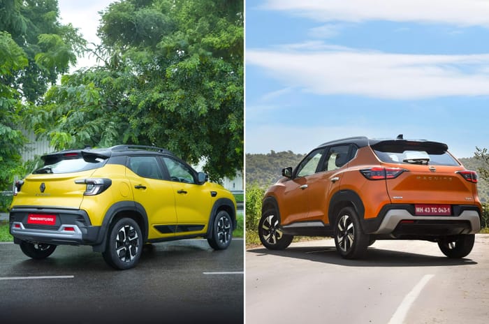 Kiger and Magnite in one frame