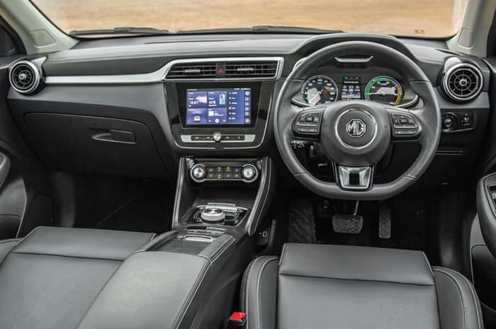 MG ZS EV dashboard