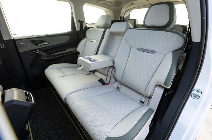 Mahindra XEV 9e second row seats
