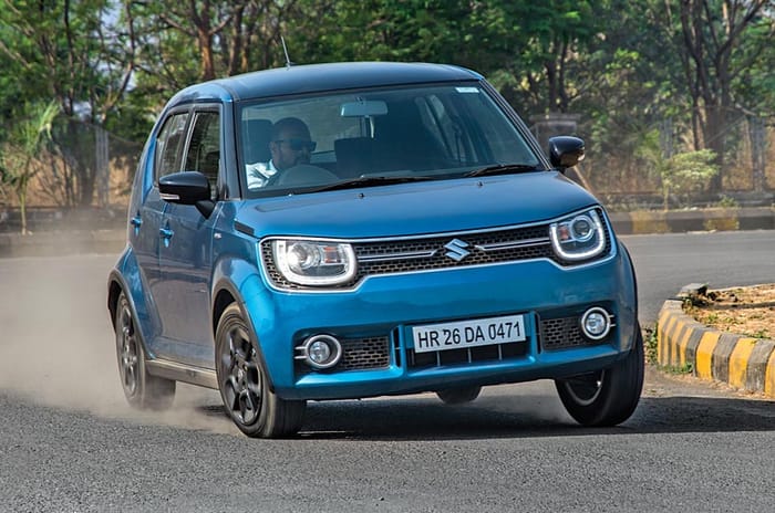 Maruti-Ignis-action cornering