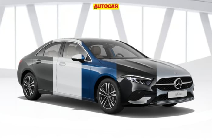 All colours of the Mercedes A Class