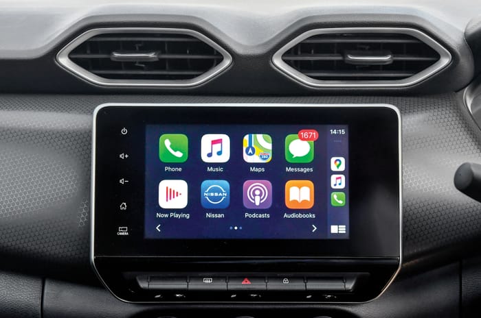 Nissan Magnite infotainment