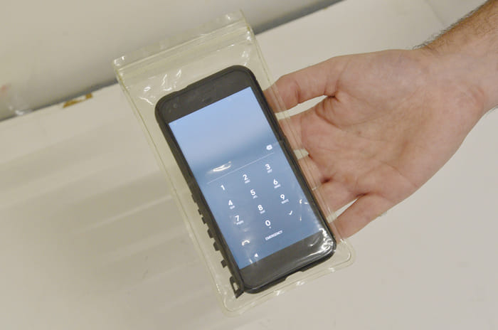 Bike riding phone cover