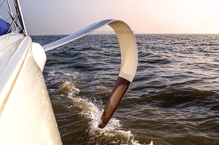 Green light, go: Porsche Taycan vs sailboat 