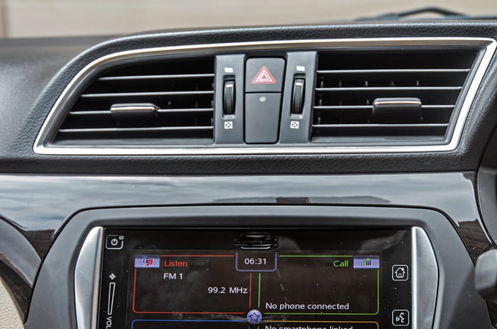 Pre-facelift Maruti Suzuki Ciaz AC vents