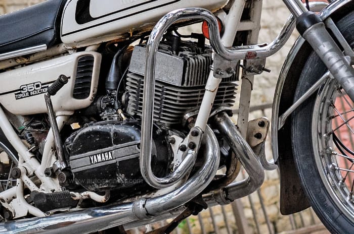 Classic take: Ex-Delhi police Yamaha RD350 