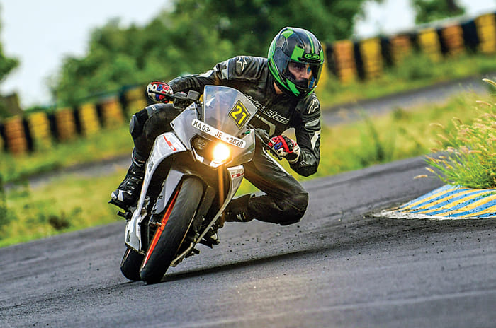 Atomic Motorsport racing school corner