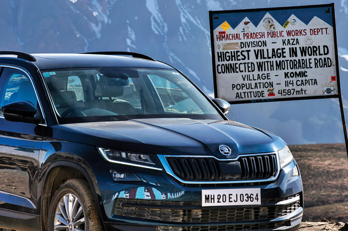 Skoda Kodiaq Himalaya drive