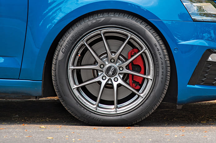 Three generations of modded Skoda vRS driven