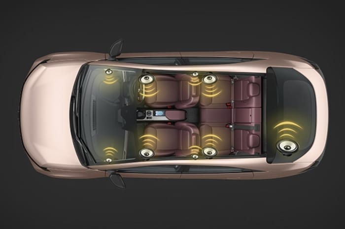 Tata Curvv JBL speakers