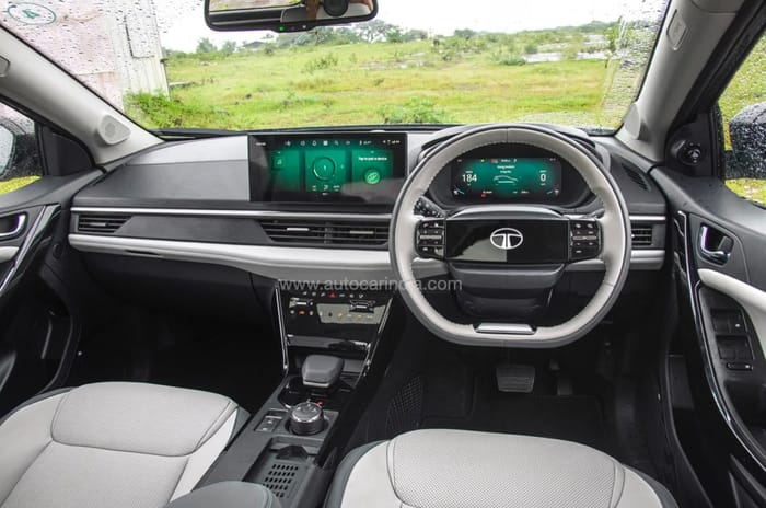 2025 Tata Nexon EV interior and dashboard