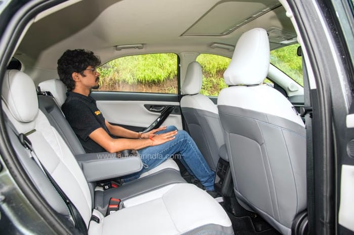 2025 Tata Nexon EV rear seats