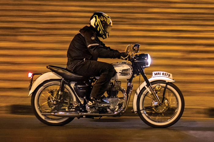 Triumph Tiger T110 feature riding