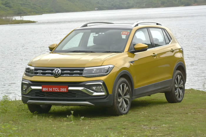 Volkswagen Taigun front left static Volkswagen Taigun front left static