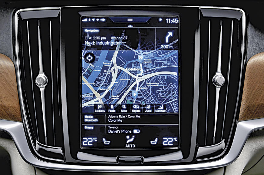 Volvo S90 touchscreen Volvo S90 touchscreen