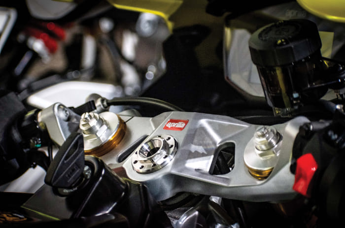 Riding Aprilia's latest superbikes in Dubai