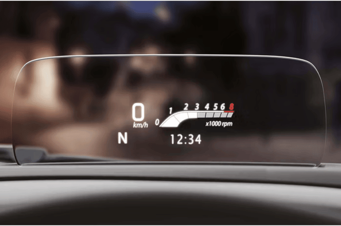 Maruti Baleno heads up display
