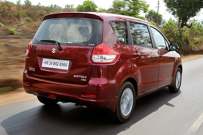 Maruti Suzuki Ertiga Rear View Maruti Suzuki Ertiga Rear View