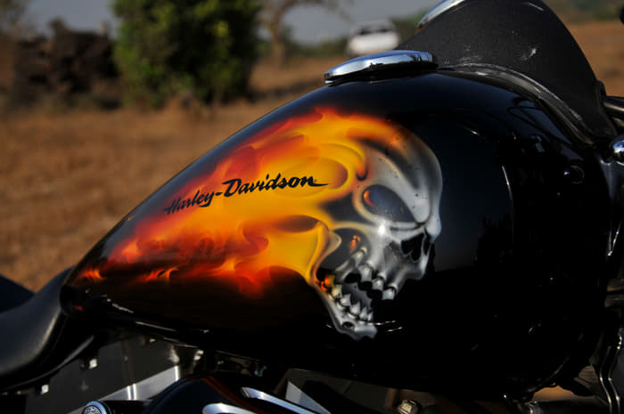 Custom paint job. 
