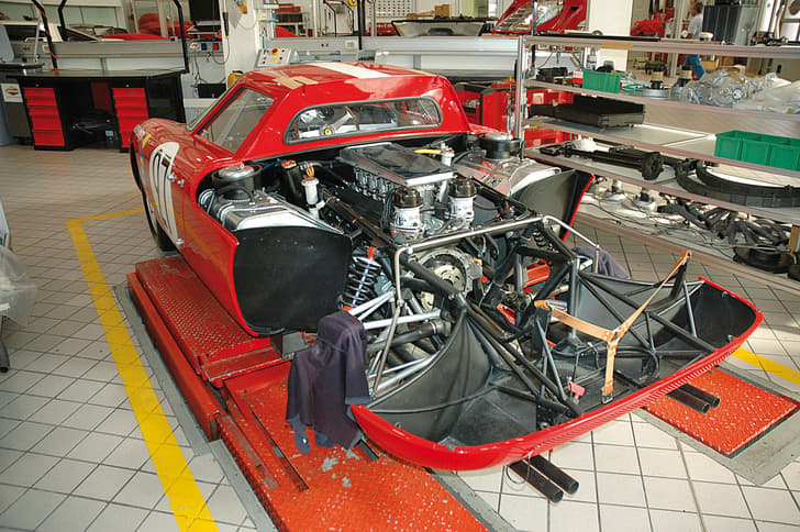 A 250LM being restored.