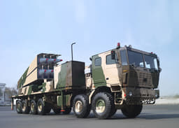 This indigenous high mobility, all-terrain and all-wheel-drive LPTA 5252-12x12 vehicle is specifically for missile launcher-cum-carrier applications like integration of Prahaar, BrahMos and Nirbhay Missiles, in close coordination with R&DE – DRDO. 