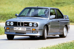 The first generation BMW M3 was based on the 1986 BMW 3-Series E30, and although looking very similar shared very little body panels - only the hood and roof. 