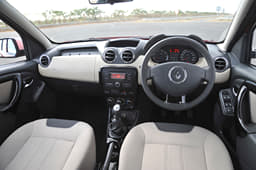 Cabin design is neat and the dashboard is very practical though shiny plastics means it doesn't look premium.