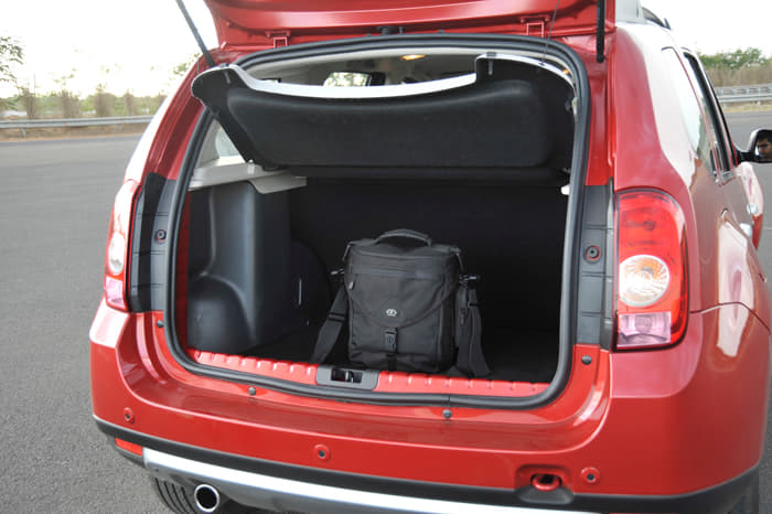 A low loading lip and smartly designed luggage bay make the boot more usable than its 475-litre capacity suggest. The rear seat backrest folds to increase loading capacity.