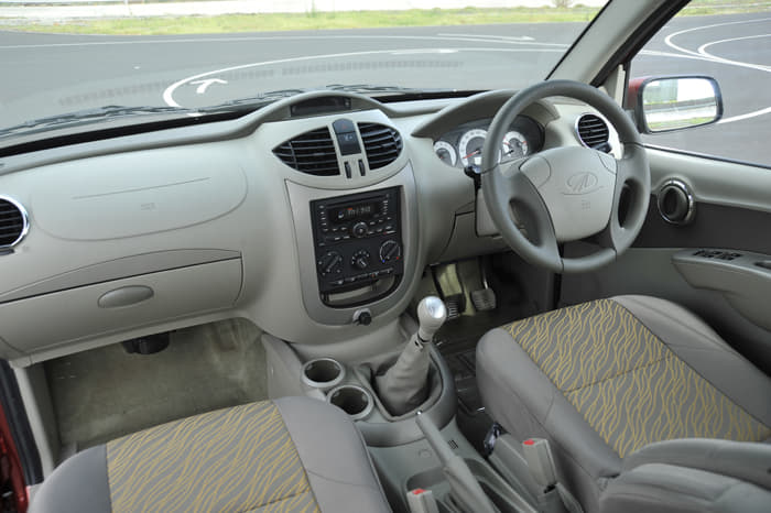 Xylo's dashboard is carried over to the Quanto. Overall levels of quality are average. 