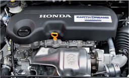 Honda's 1.5-litre i-DTEC motor uses the same architecture as the 1.6 and also comes with the same sophisticated hardware to reduce friction.  It is tuned to work best below 3000rpm. 