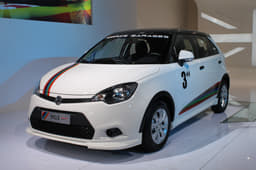 A New Year edition MG3 was featured on MG's stand. 